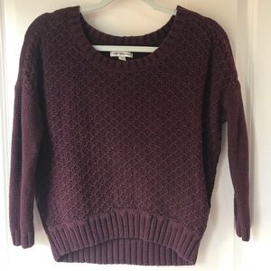 Maroon sweater